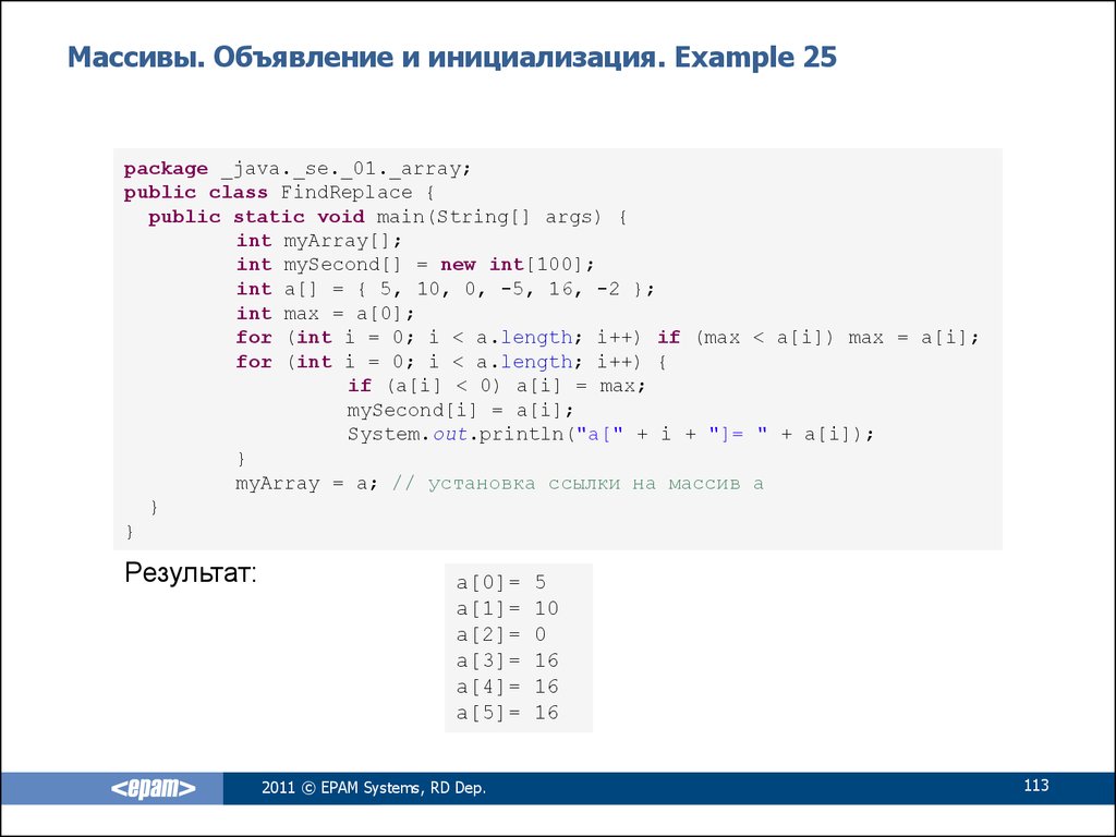 Массив изображений js