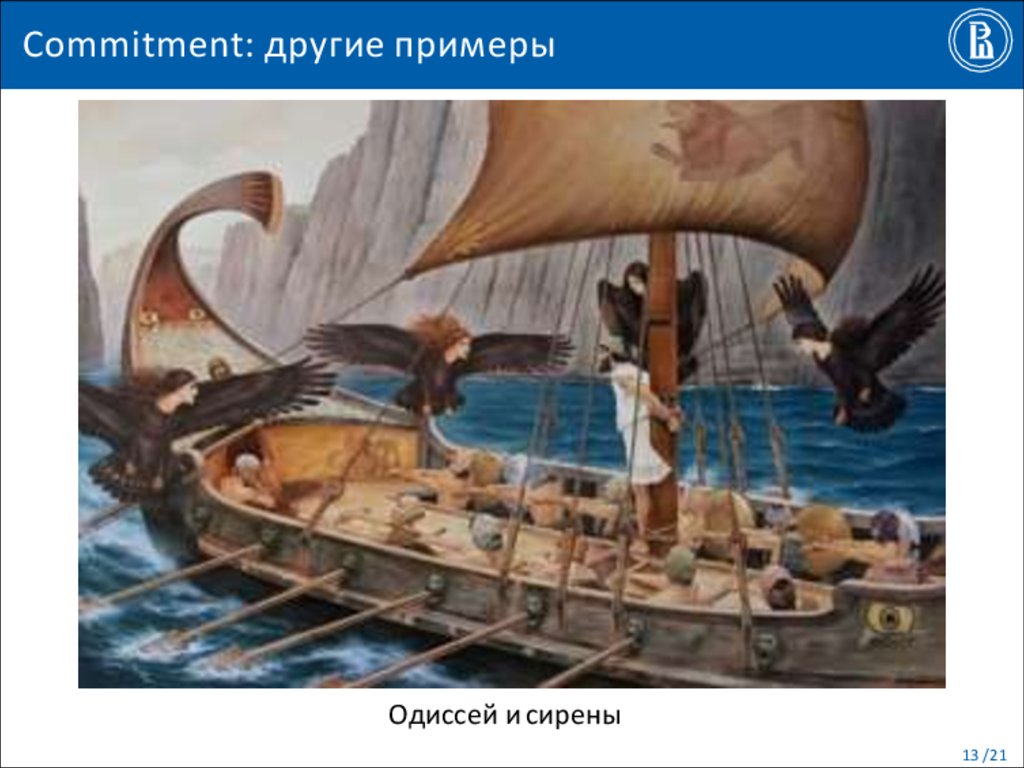 Commitment: другие примеры