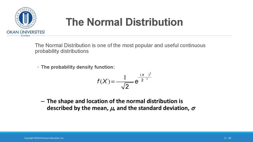 The Normal Distribution