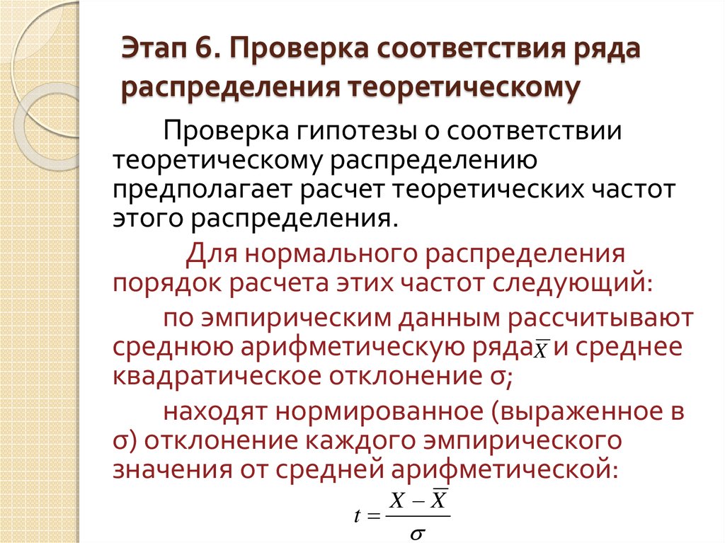 Теоретическое распределение