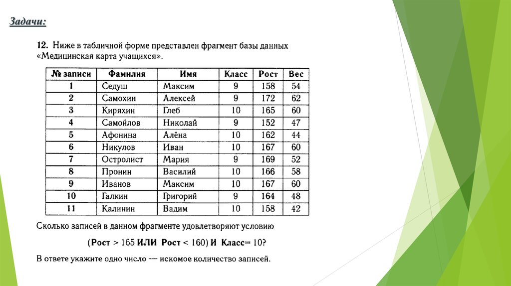 В табличной форме представлен фрагмент. В табличной форме представлен фрагмент базы данных. Ниже в табличной форме представлен фрагмент базы данных. Как понять сколько записей в базе данных. Представлен фрагмент базы данных фамилия.