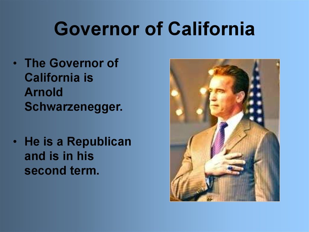 Governor of California