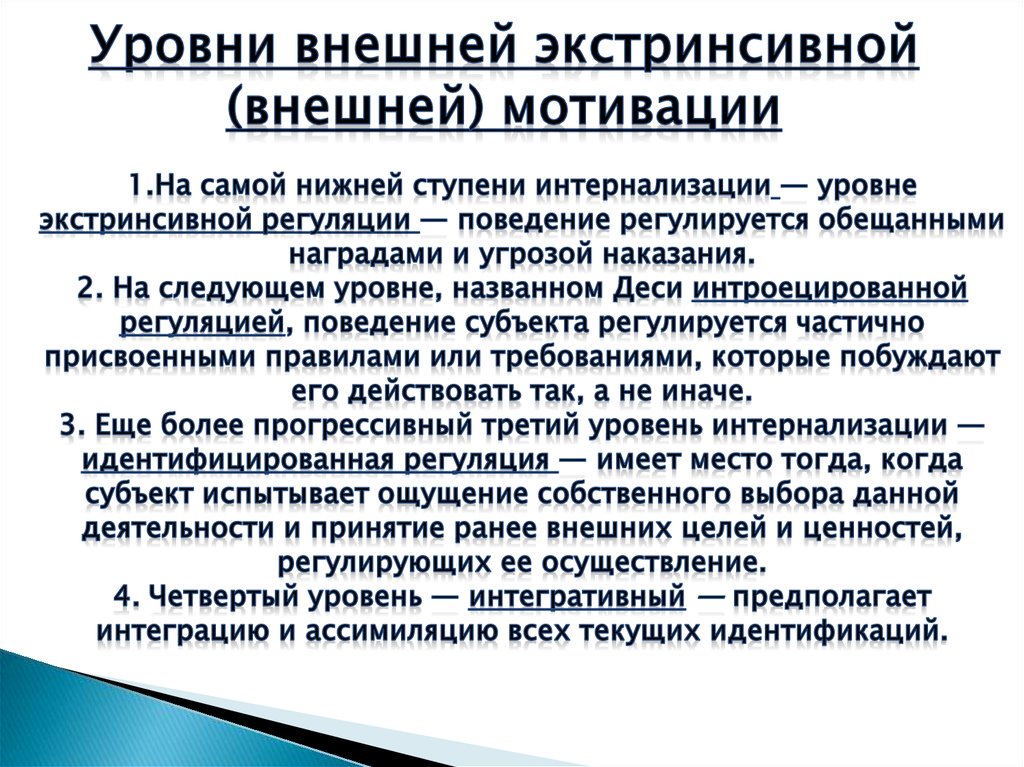 Потребности и мотивы презентация