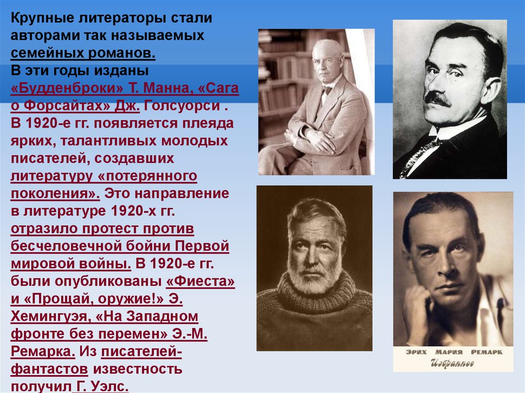 Литература первой половины 20 века. Направление в литературе в 1920 годах. Западные авторы литераторы. Плеяда (литература). Литератор.