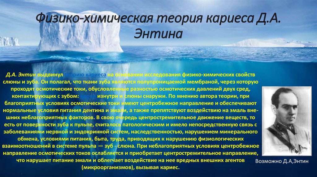 Теория возникновения кариеса презентация