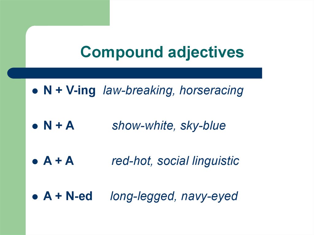 Compound. Compound adjectives. Compound adjectives примеры. Compound adjectives правило. Compound Nouns and adjectives презентация.