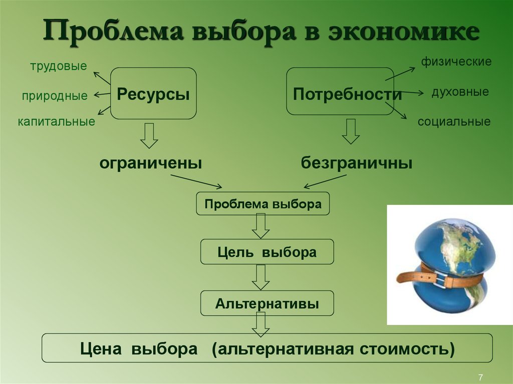 Презентация экономический выбор