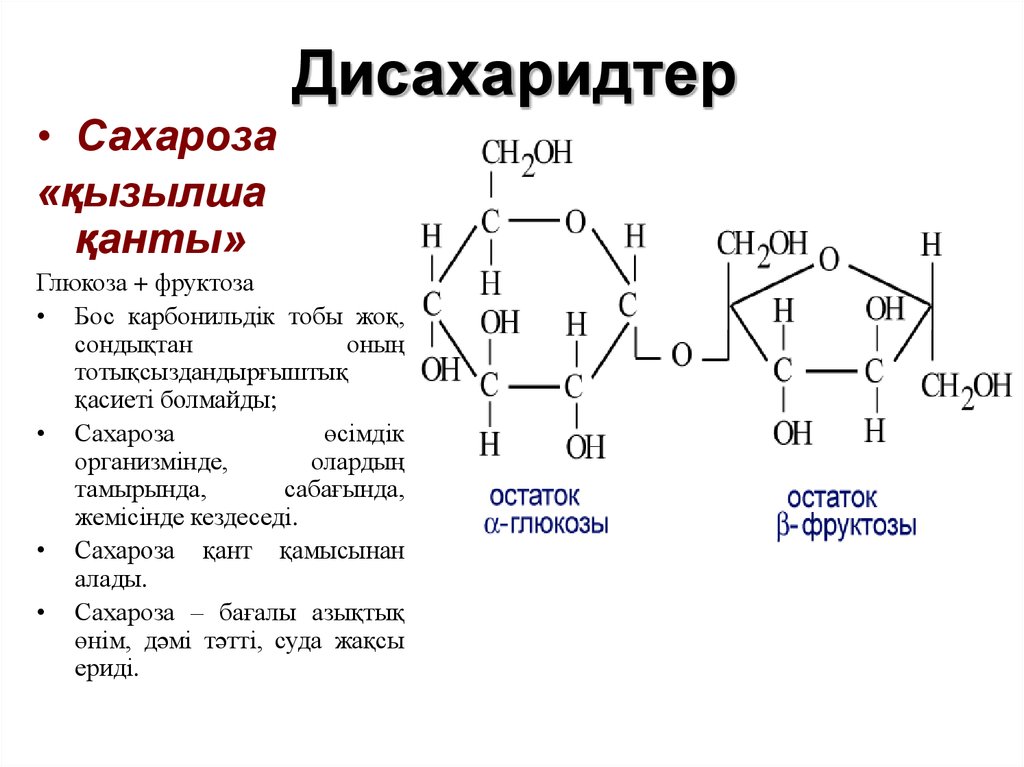 Фруктоза презентация