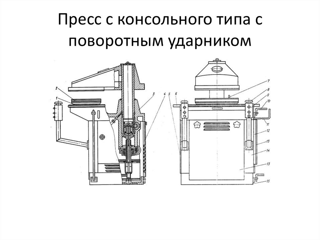 Вырубной пресс для кожи чертеж