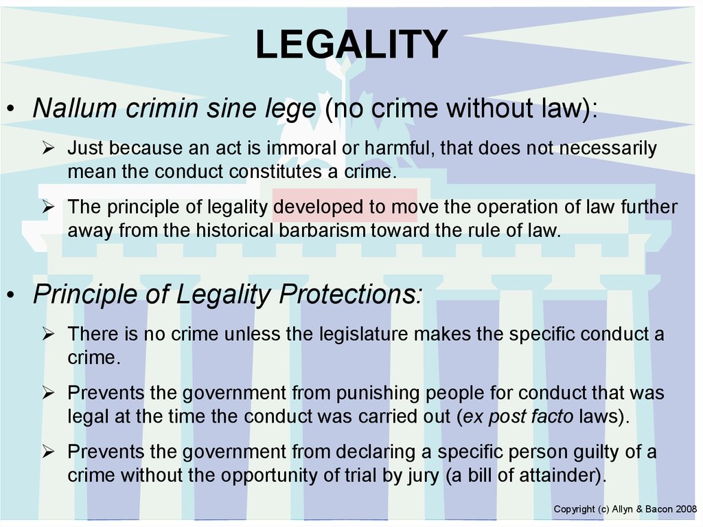 What is Law. Law without law