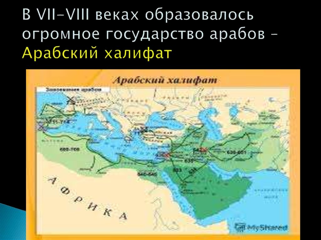 Возникновение государства у арабов презентация