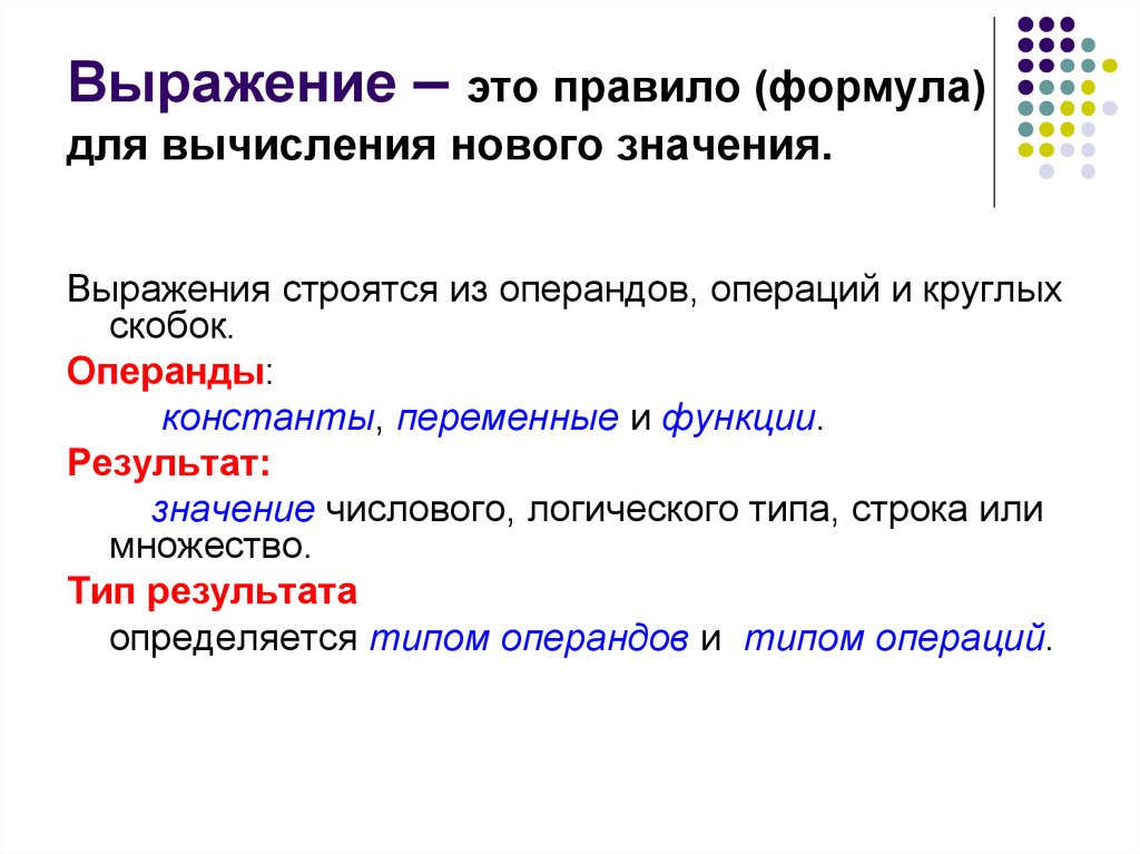 Выражение это в русском языке 4 класс. Выражение. Что такое выражение, операция, операнд?. Операнд выражения. Операнд функции.