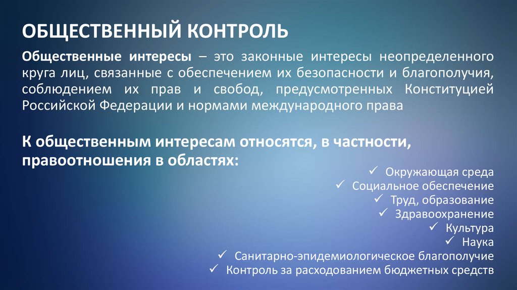 1 общественный контроль. Общественные интересы. Общественный контроль это кратко. Интересы неопределенного круга лиц это. Понятие общественного интереса.