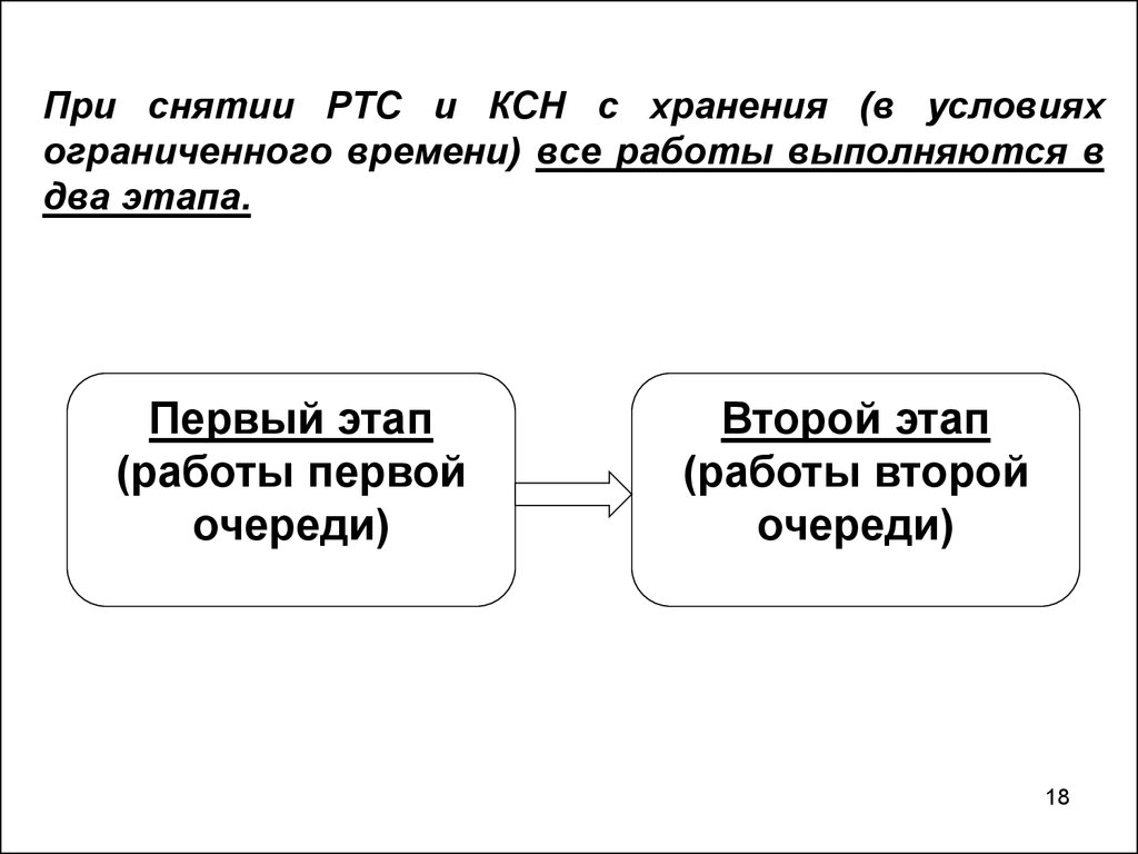 Несколько этапов на первом