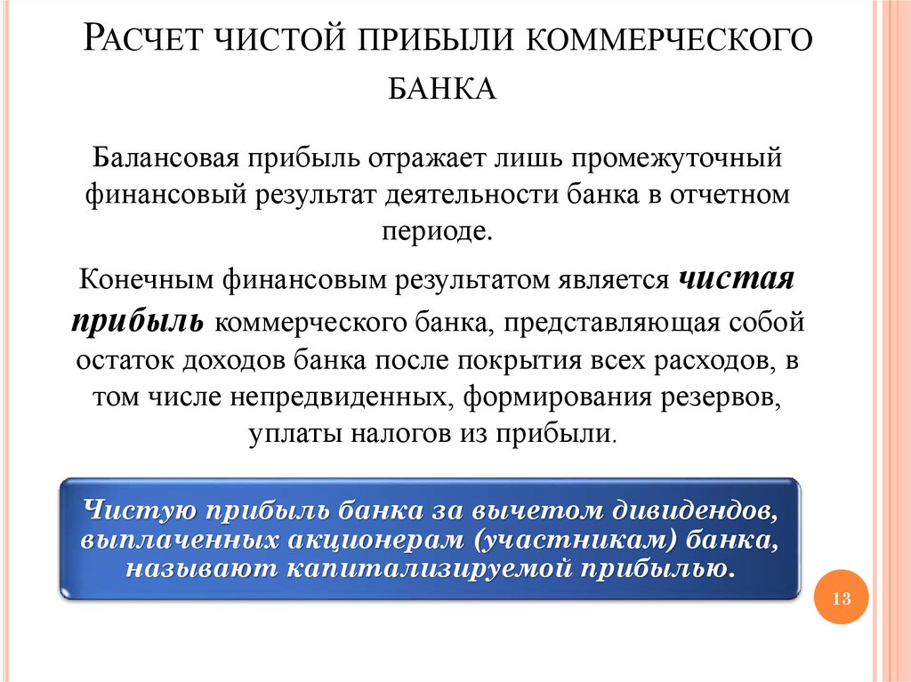 Коммерческие расчеты банков. Расчета прибыли коммерческого банка. Что представляет собой прибыль банка. Расчет чистой прибыли коммерческого банка. Чистая прибыль коммерческого банка.