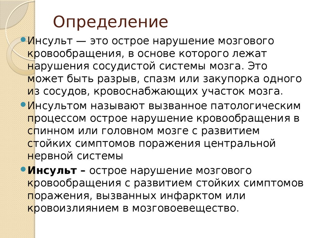 Признаки инсульта у мужчин 40 первые симптомы