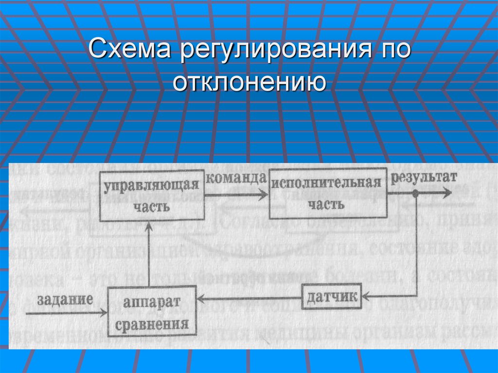 Регулирующие процесс. Регулирование по отклонению схема. Схема регуляции по возмущению. Регулирование по отклонению примеры. Регуляция по возмущению и отклонению.