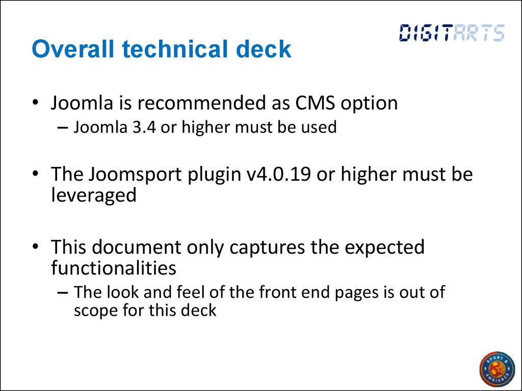 Overall technical deck