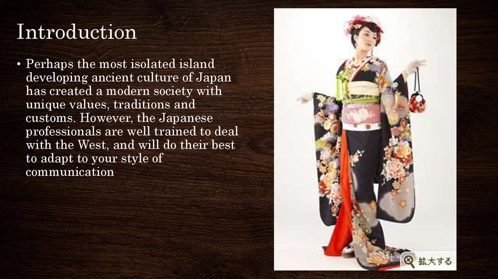 presentation about culture of japan