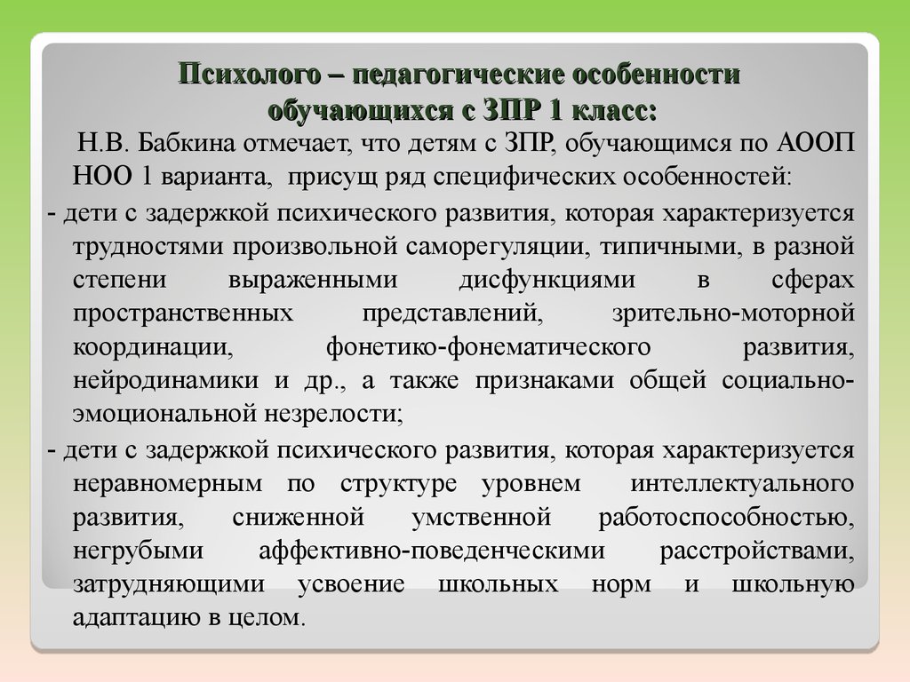 Дефектологическое представление на ребенка с зпр образец доу