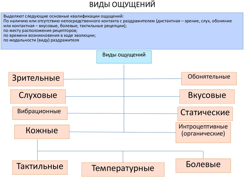 Ощущение в психологии. К основным видам ощущений относятся. Схема основные виды ощущений. Схема виды ощущений психология. Виды ощущений таблица.