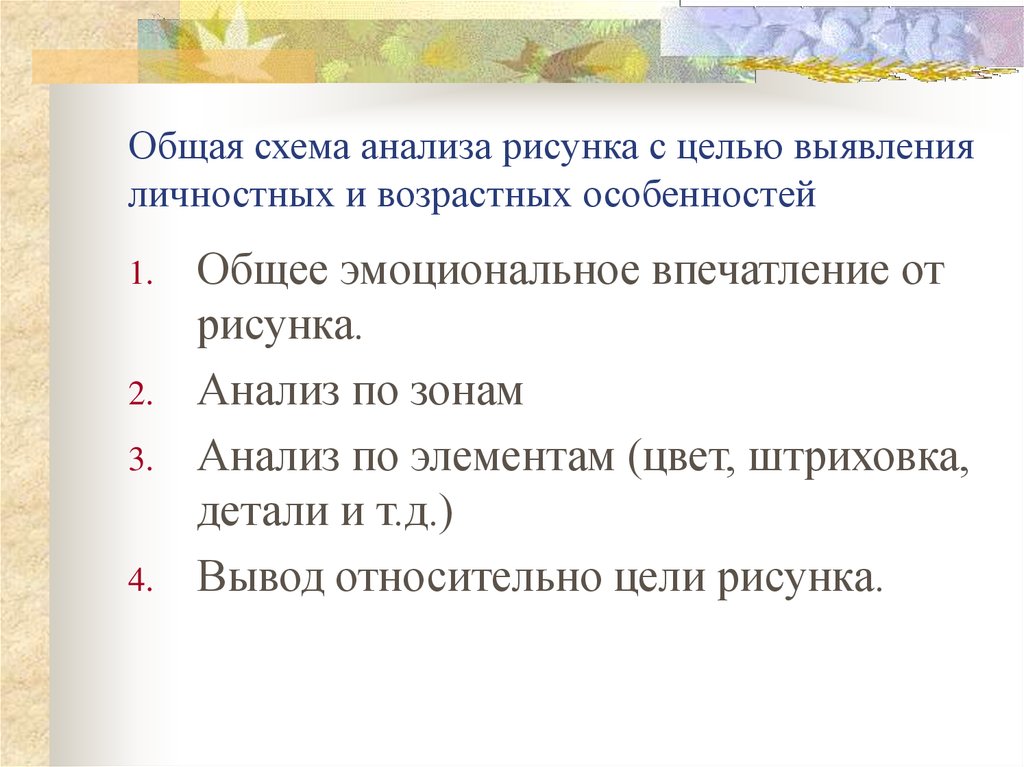 Как делать анализ. Анализ рисунок. План анализа иллюстрации. Схема анализа рисунка. Как анализировать рисунок.