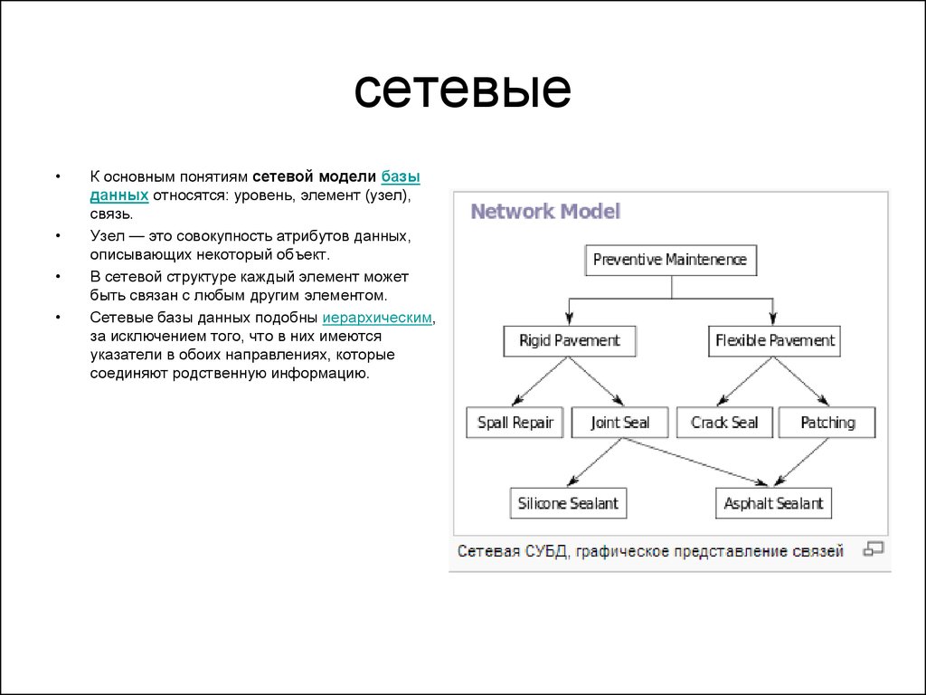 Основные сетевые модели. Основные понятия баз данных (БД), модели данных.. Сетевая структура базы данных. Сетевая модель данных в СУБД. Классификация баз данных сетевая.