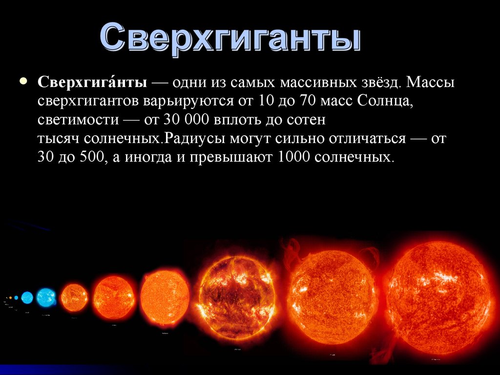 Продолжительность жизни солнечной системы. Сверхгиганты звёзды характеристики. Красные гиганты и сверхгиганты. Звезды гиганты. Звезды сверхгиганты презентация.