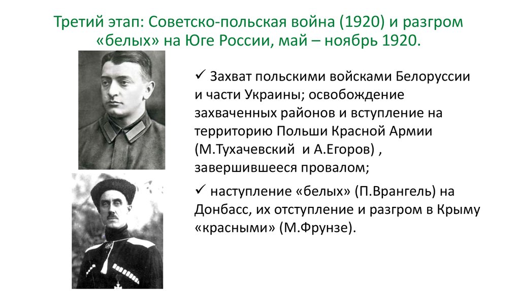 Советско польская война 1920 1921 презентация