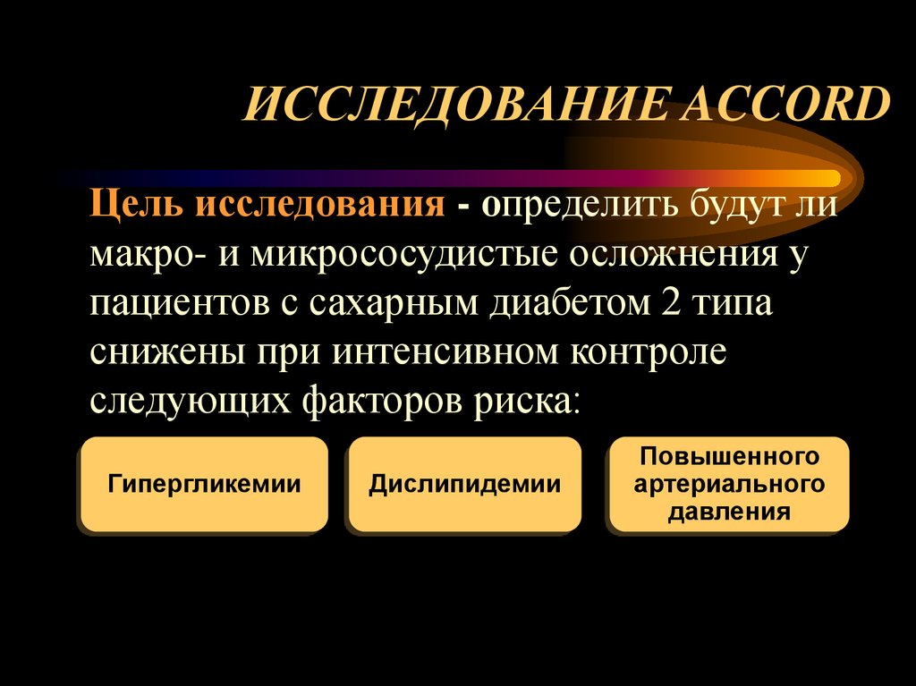 ИССЛЕДОВАНИЕ ACCORD