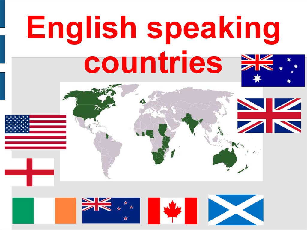 Картинка english speaking countries