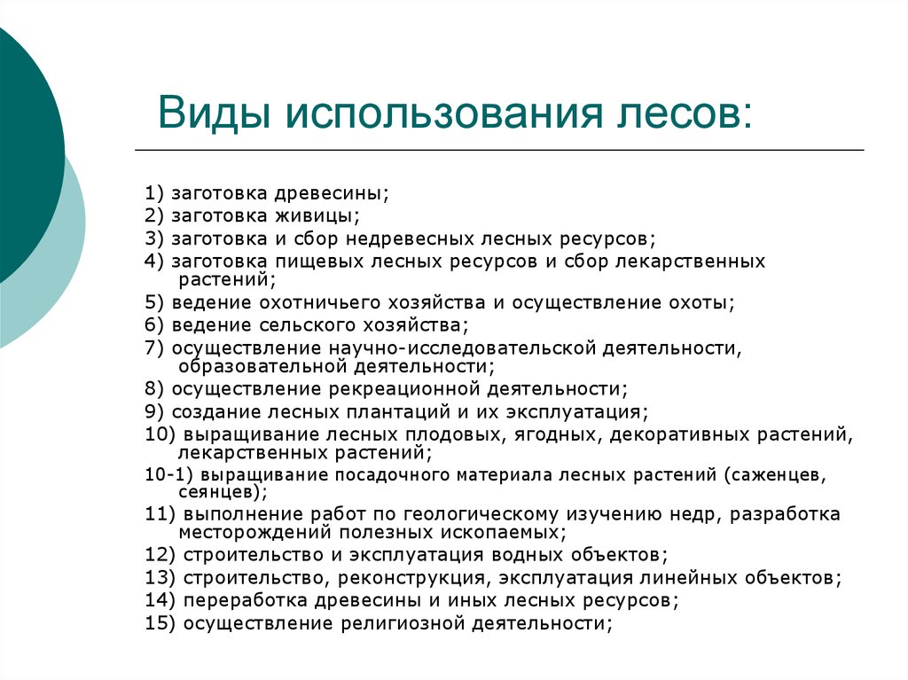 Виды применения. Виды использования леса. Виды лесопользования. Виды пользования лесов. Вид ы лесоиспользования.