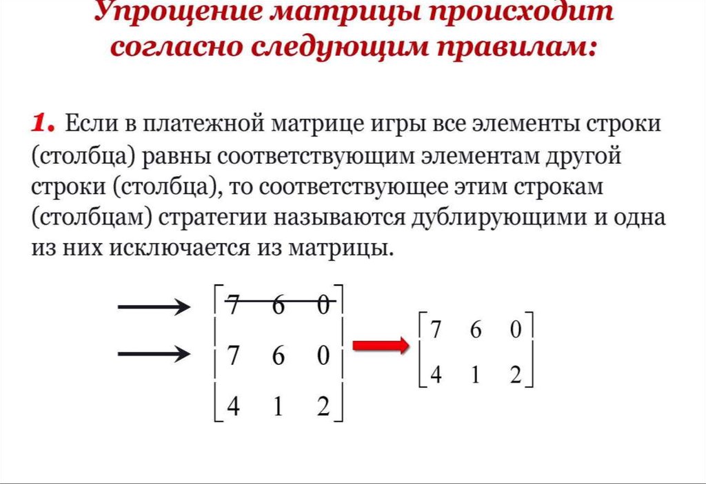 Матрица 3 6 2. Решение матричной игры 2*2 пример. Упрощение матрицы. Упрощенная матрица. Элементы матрицы в матричной игре.