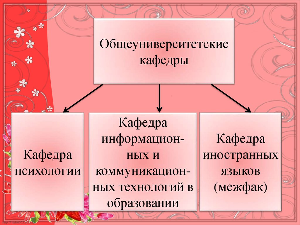 Общеуниверситетские кафедры.