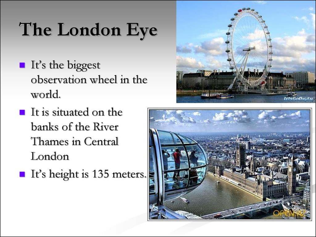 The london eye презентация