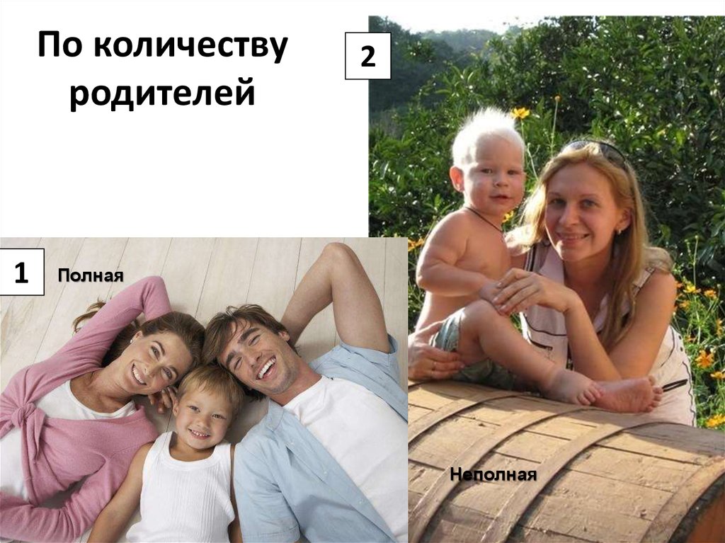 Сколько родителей в россии. Семьи по количеству родителей. Число родителей полное. Количество родителей в полной семье.