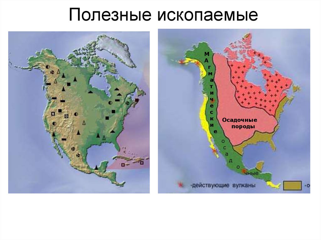 Рельеф и полезные ископаемые северной америки презентация 7 класс география