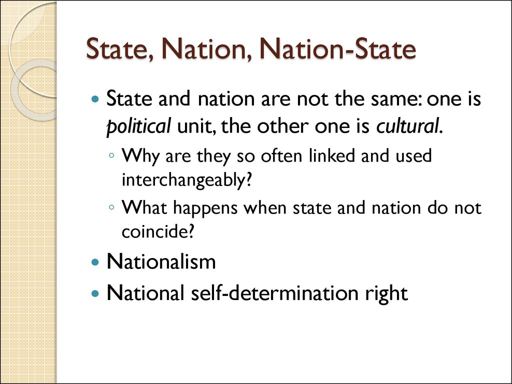 what is the meaning of state in political science