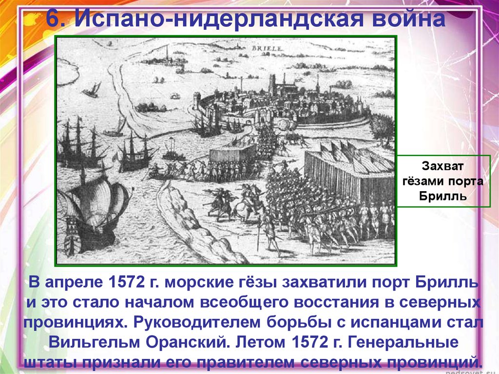 Презентация на тему освободительная война в нидерландах рождение республики соединенных провинций