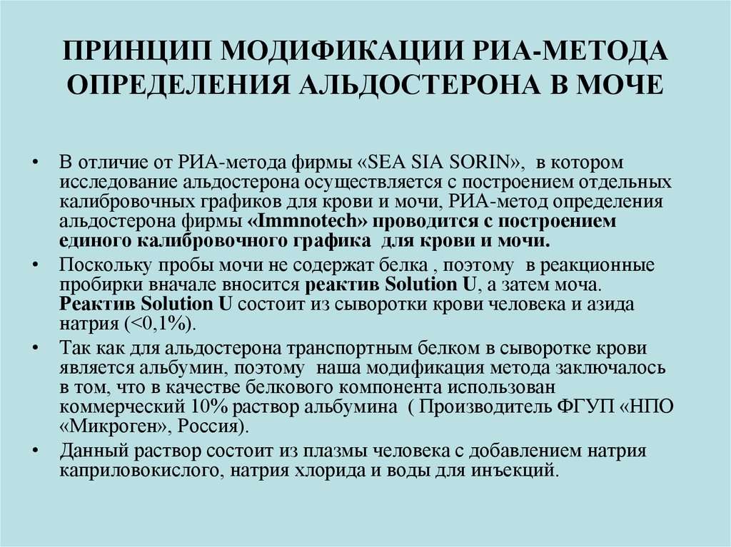 Метод модификации