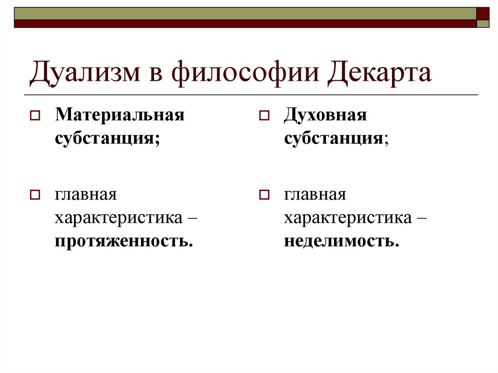 Дуалистическая картина мира характерна для философии