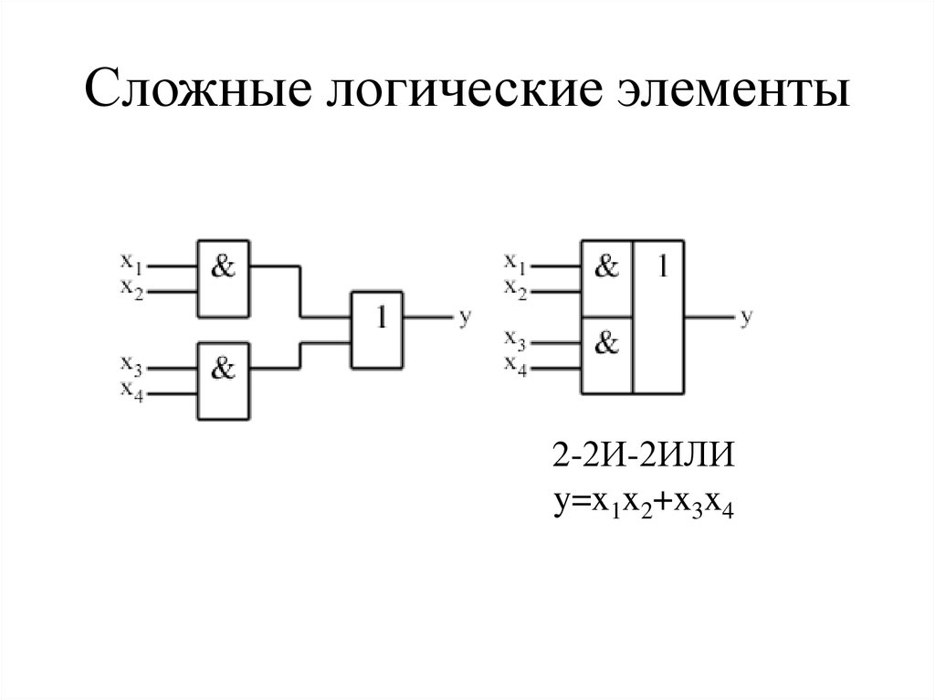 Сложные логические элементы