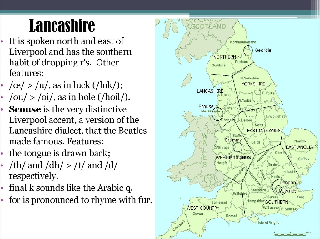 Dialects in england. Уэст Кантри диалект. Ланкашир на карте Великобритании. Диалект Сассекс. The Yorkshire dialect Society.