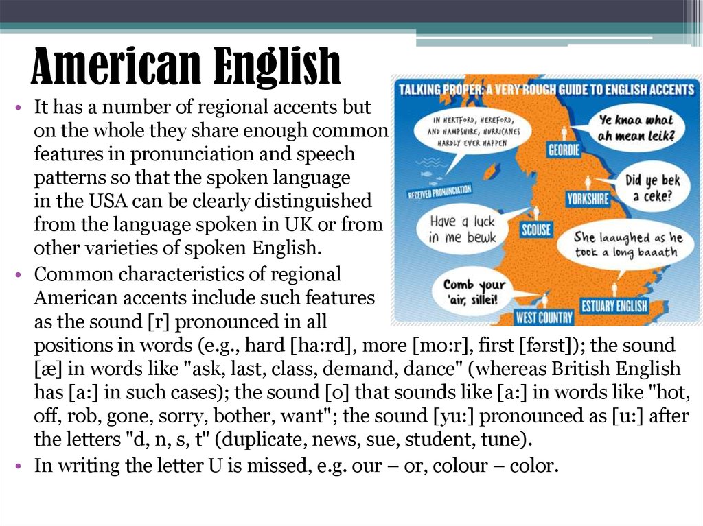 The Dialects Of English Online Presentation