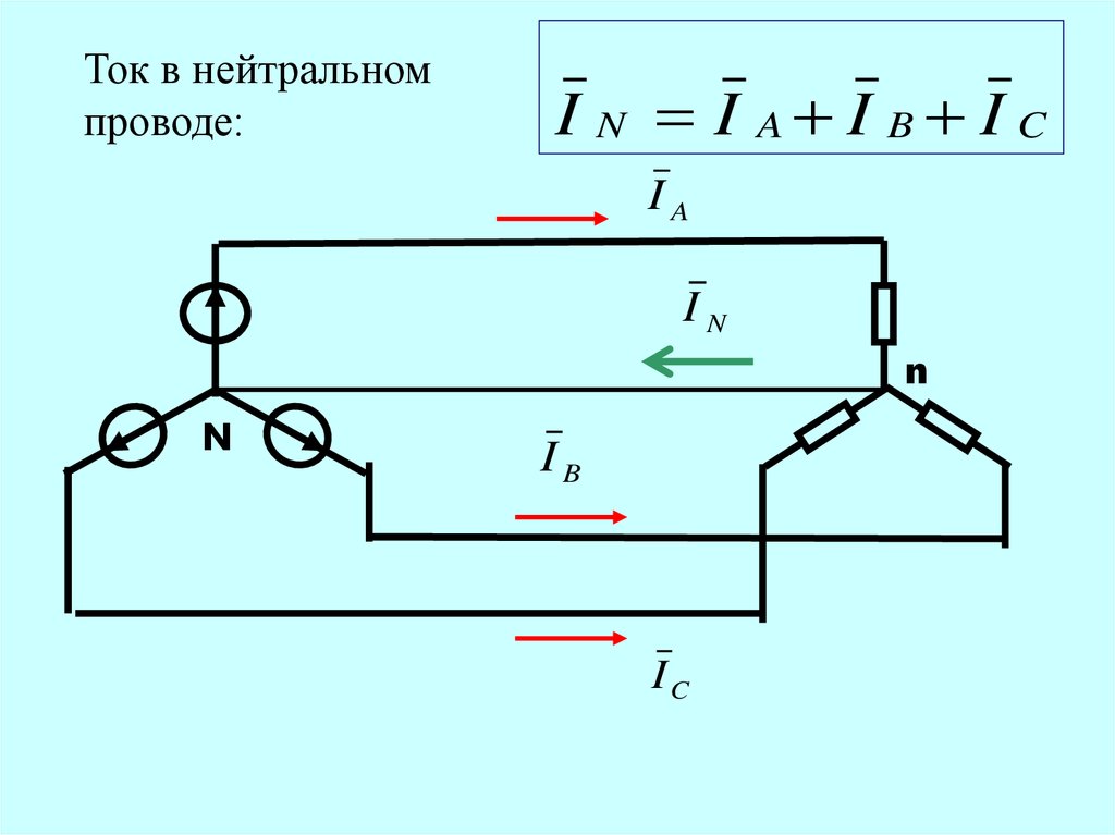 Как определить нейтральный провод. Ток в нейтральном проводе в трехфазных цепях. Как вычислить ток в нейтральном проводе. Как определить ток в нейтральном проводе. Нейтральный провод в трехфазной цепи.