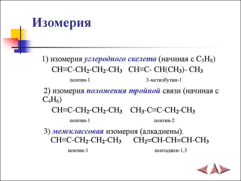 Пентин 1 алкин