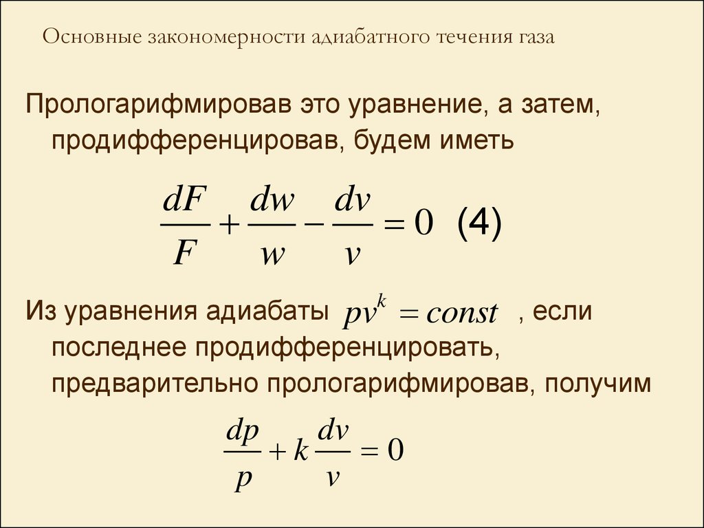 Тепловой поток газа