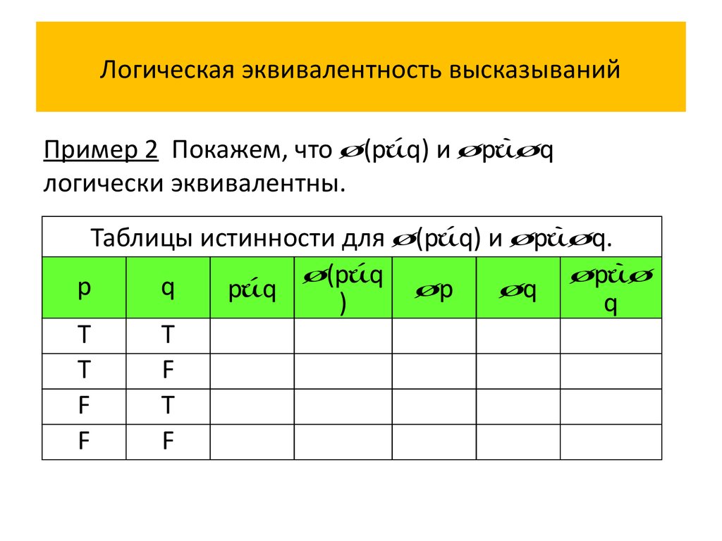 Логика высказываний