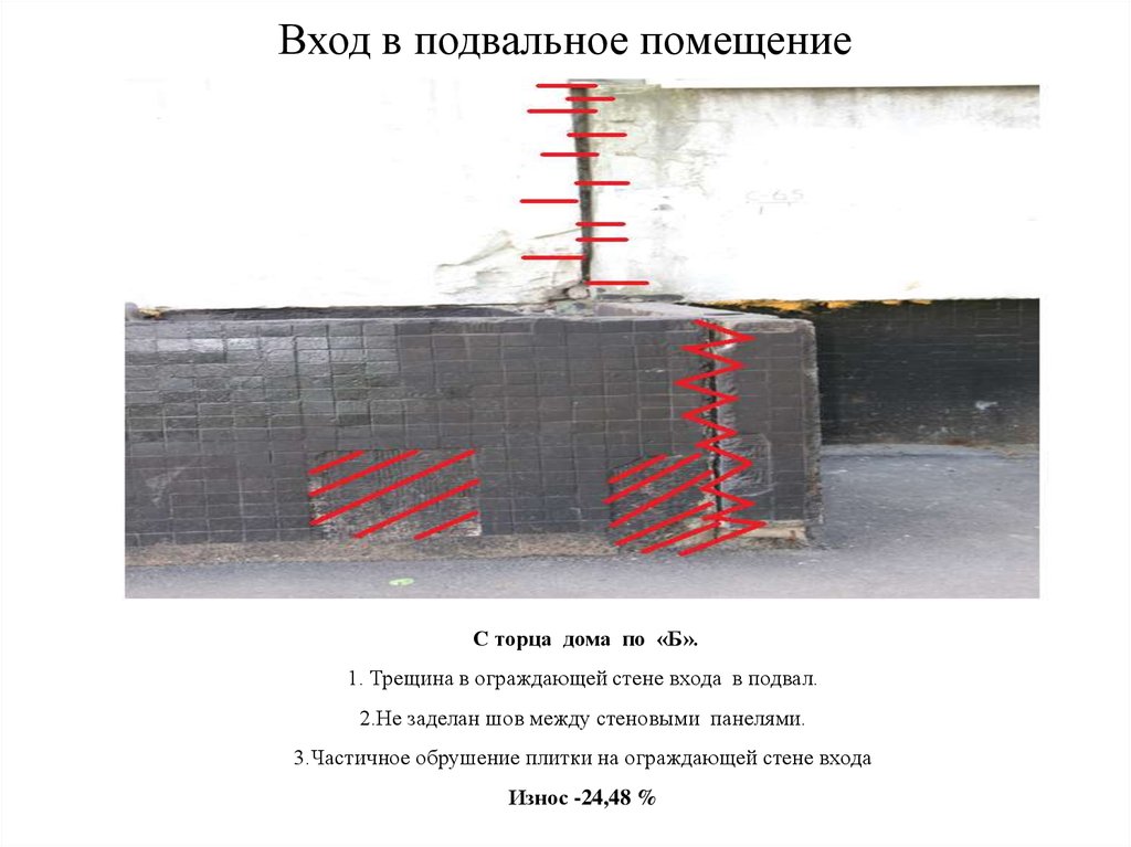 Курсовая работа по теме Визуальное обследование и оценка технического состояния жилого здания