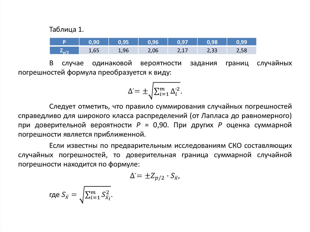 Вероятность результатов измерений. Математическая обработка результатов измерений 9 вариант. Доверительный интервал погрешности таблица. Математическая обработка результатов измерений в маркшейдерии. Погрешность измерения при доверительной вероятности формула.